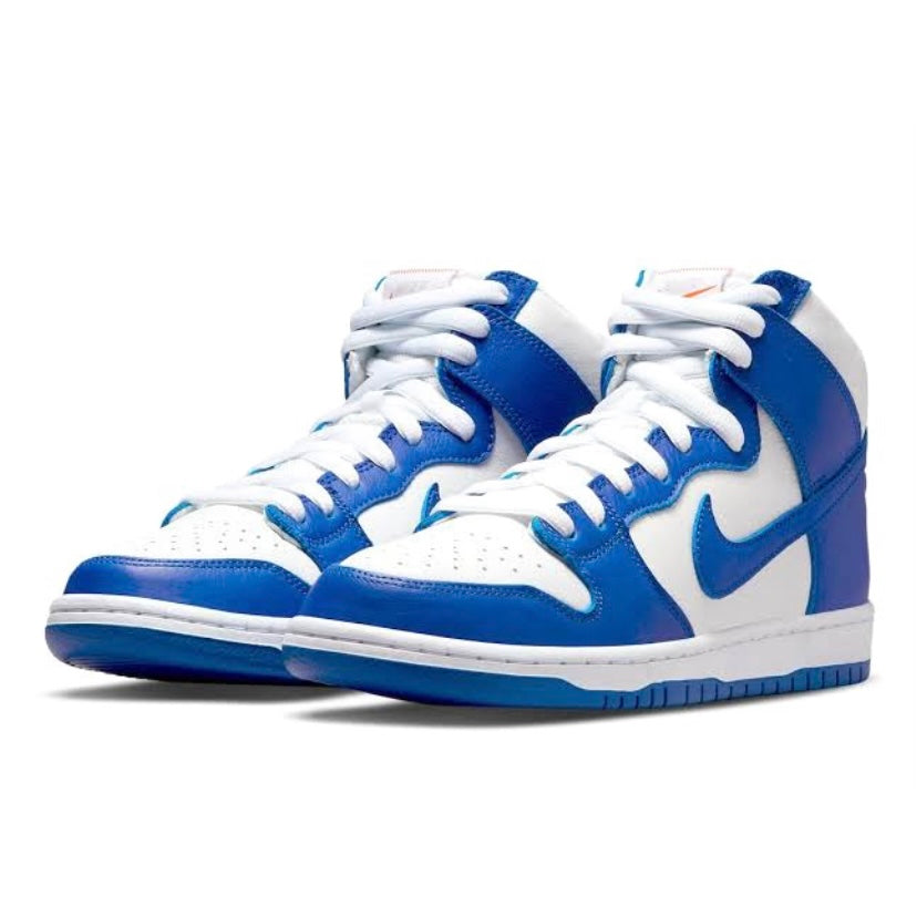 Nike SB Dunk High Pro ISO Orange Label Kentucky White Blue