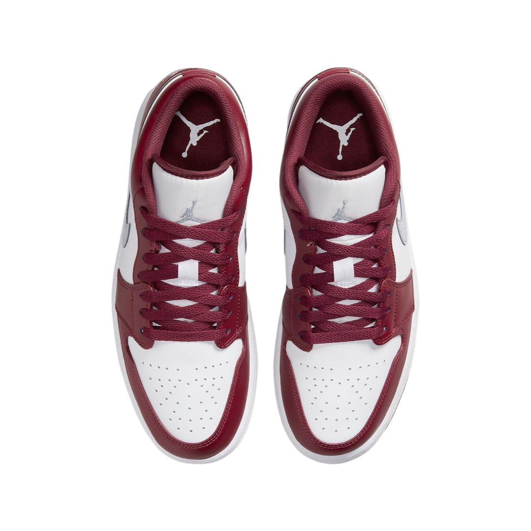 Air Jordan 1 Low Bordeaux Cherrywood White