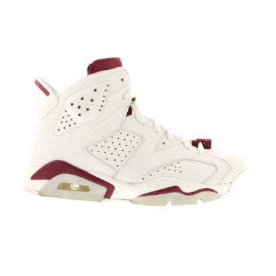 Air Jordan 6 Retro Maroon Off White New Maroon