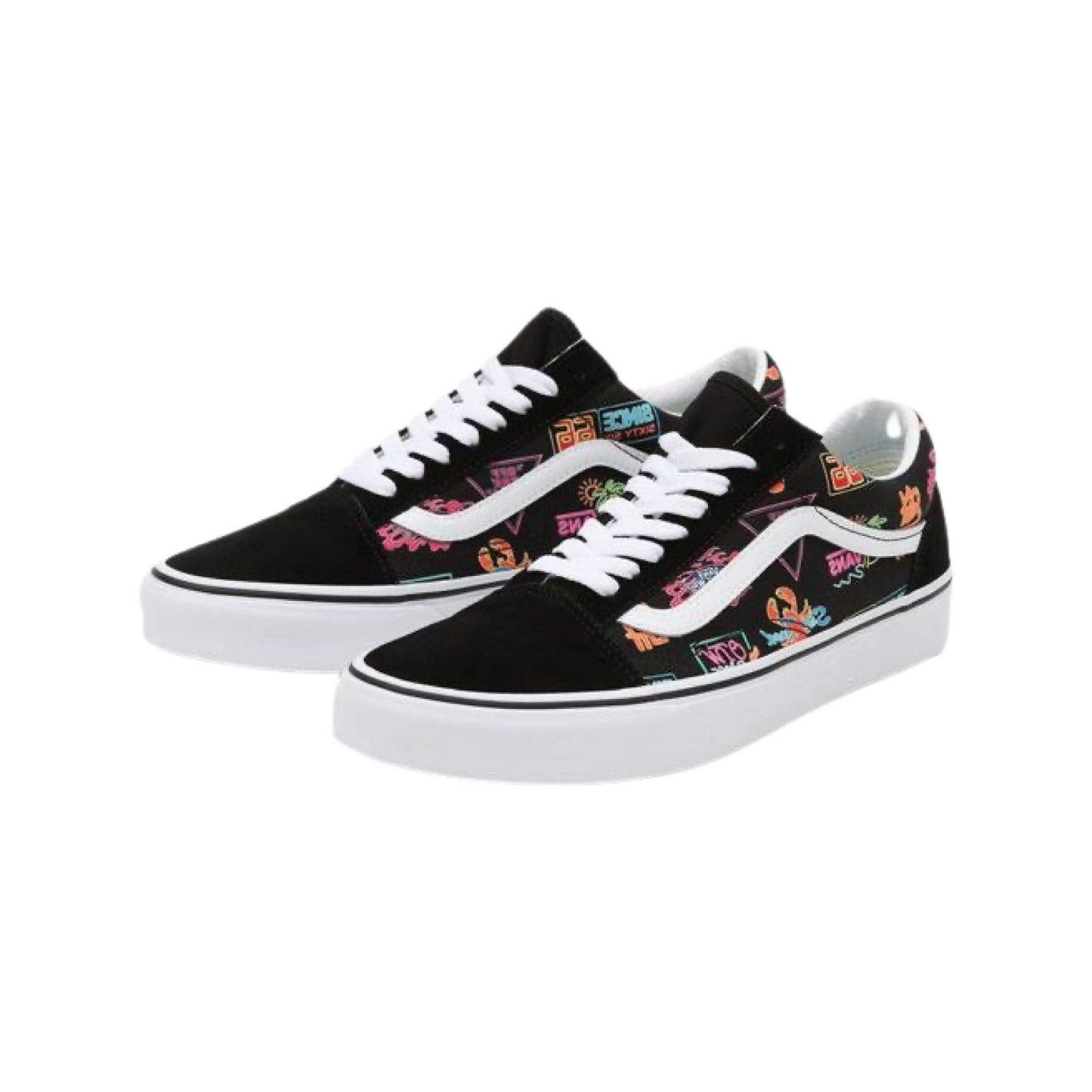 Vans Old Skool Neon Markets Black True White