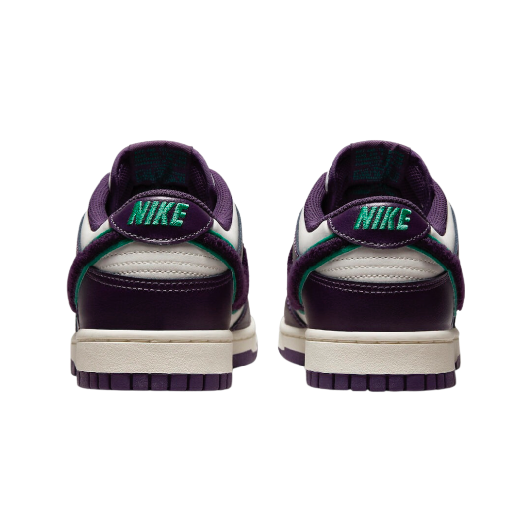 Nike Dunk Low Chenille Swoosh Grand Purple White