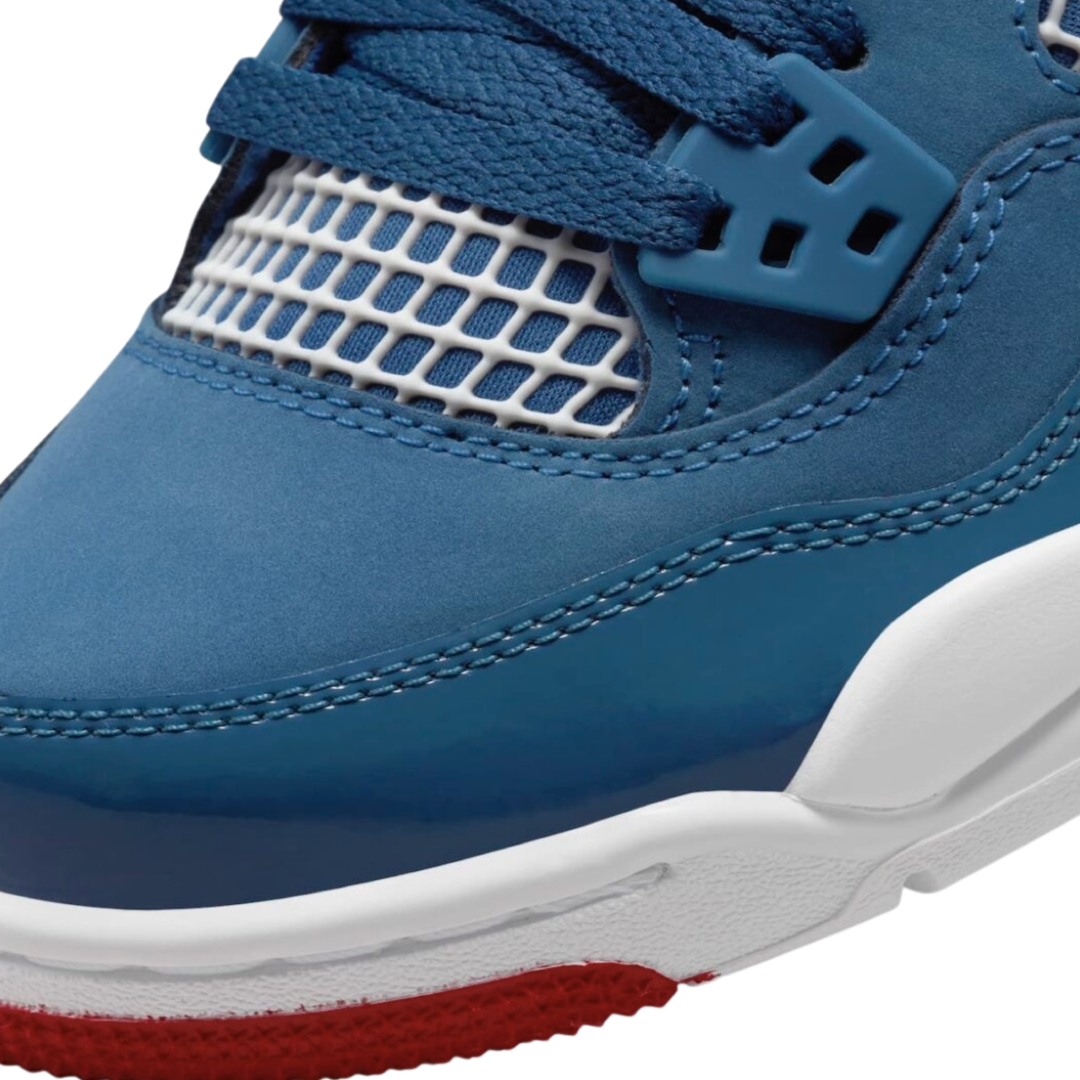 Air Jordan 4 Retro GS Messy Room French Blue White Gym Red
