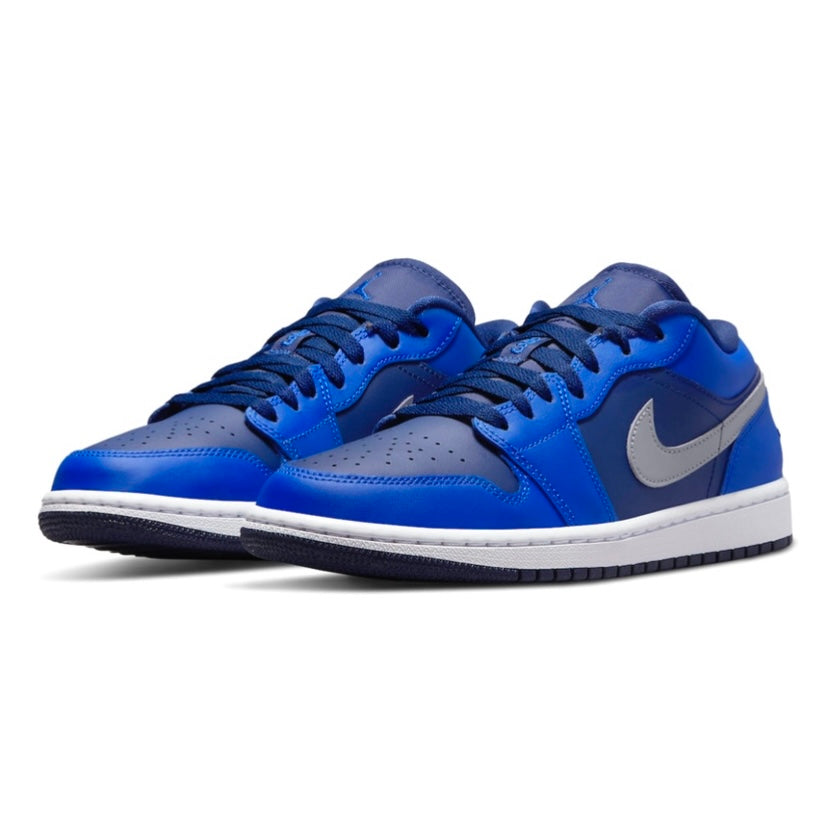 Women's Air Jordan 1 Low Blue Stealth Grey