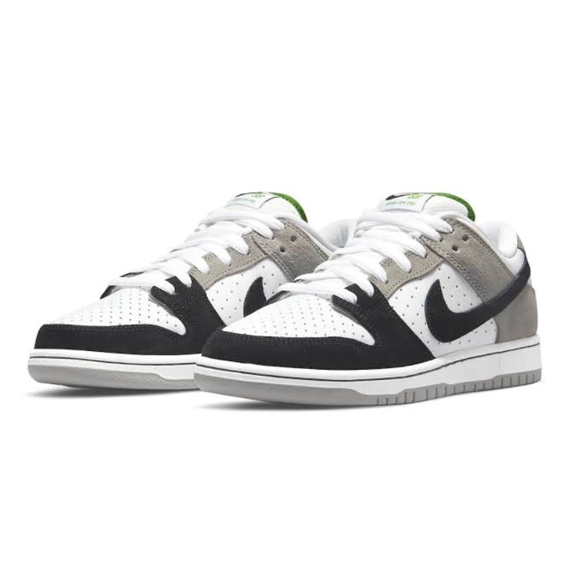 Nike SB Dunk Low Pro Chlorophyll GREY/WHITE-CHLOROPHYLL-BLACKc