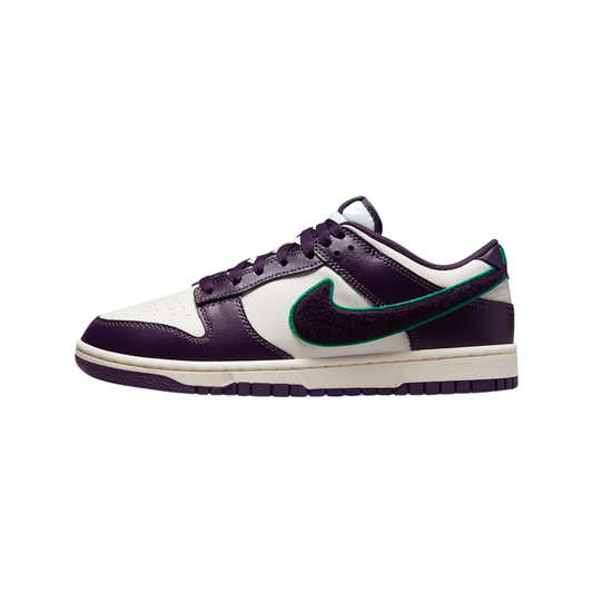 Nike Dunk Low Chenille Swoosh Grand Purple White