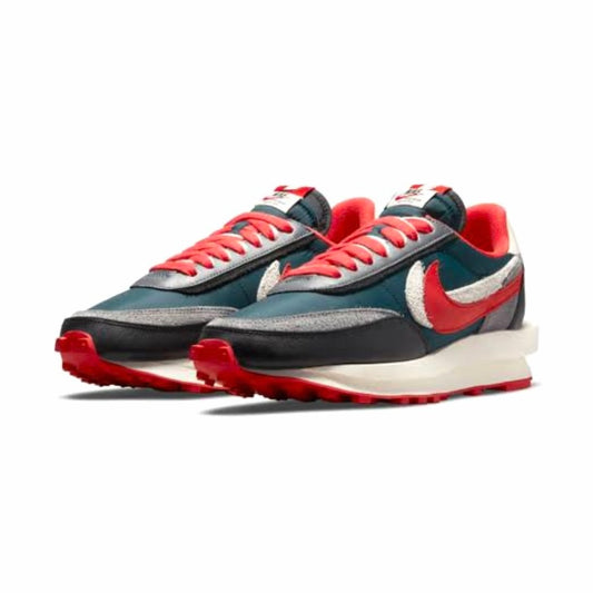 Nike x Sacai x Undercover LD Waffle Midnight Spruce University Red