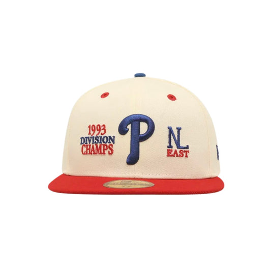 New Era 59Fifty Philadelphia Phillies Division Champion Series White Blue Red Cap