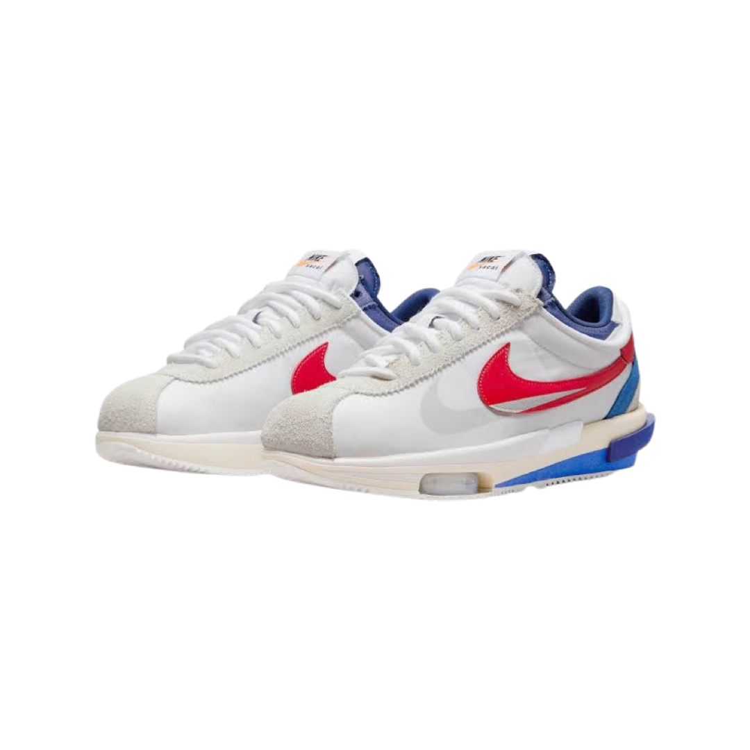 Nike Zoom Cortez SP x Sacai White University Red Blue