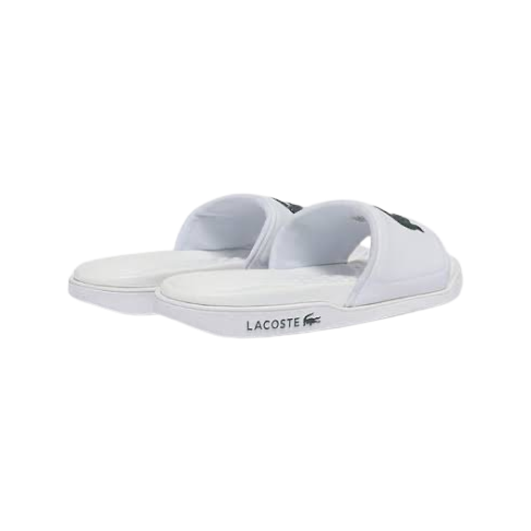 Lacoste Croco Dualiste Slide 0722 White Dark Green