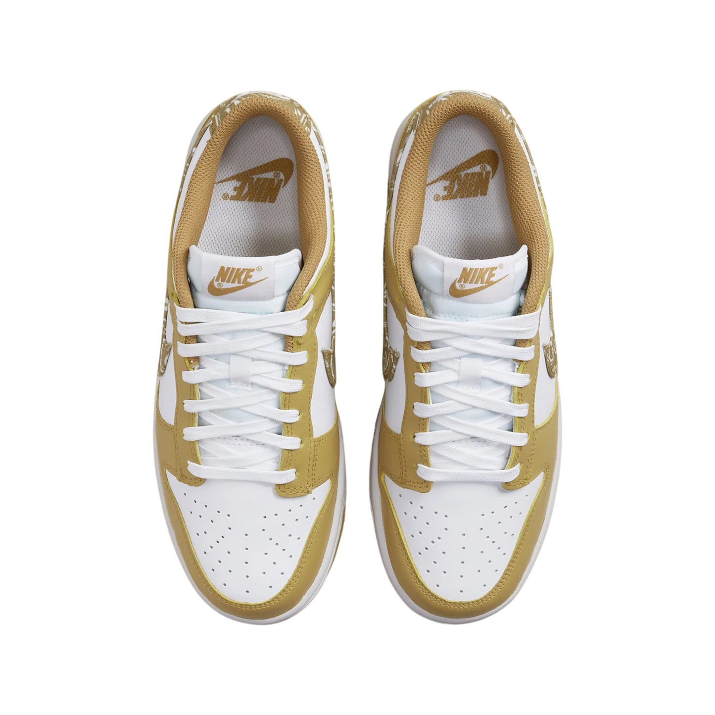 Women's Dunk Low Tan Paisley White