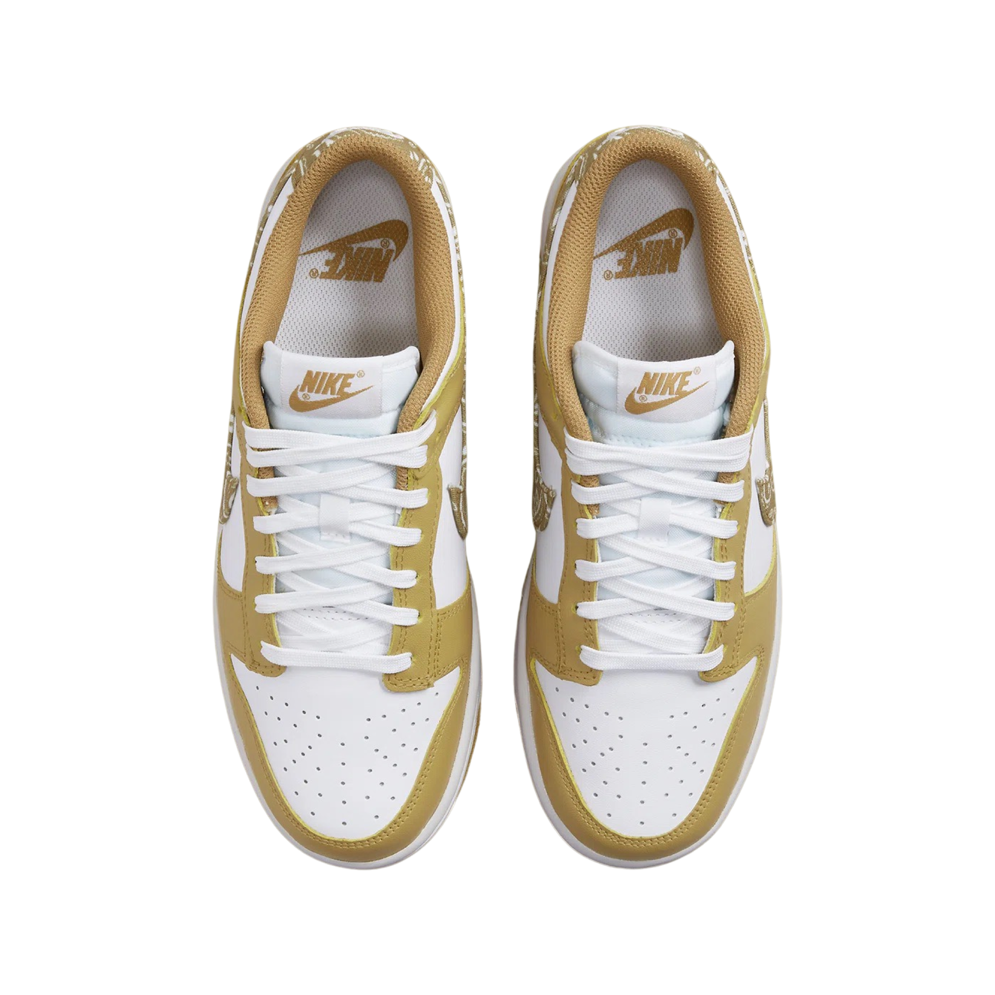Women's Dunk Low Tan Paisley White
