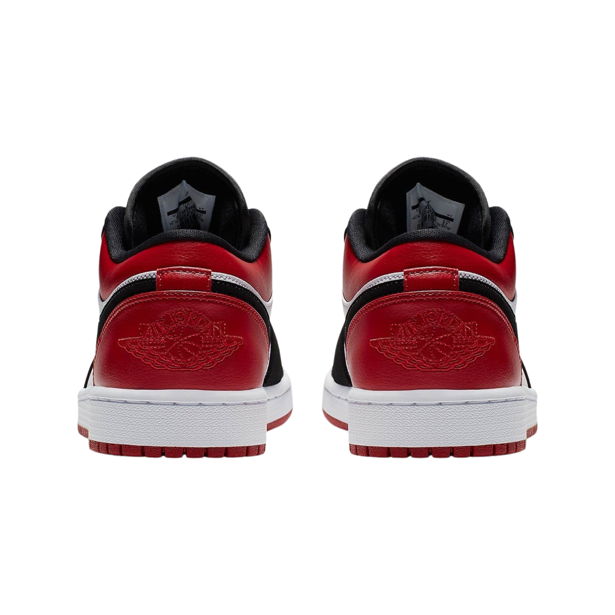Air Jordan 1 Low Black Toe White Black Gym Red White