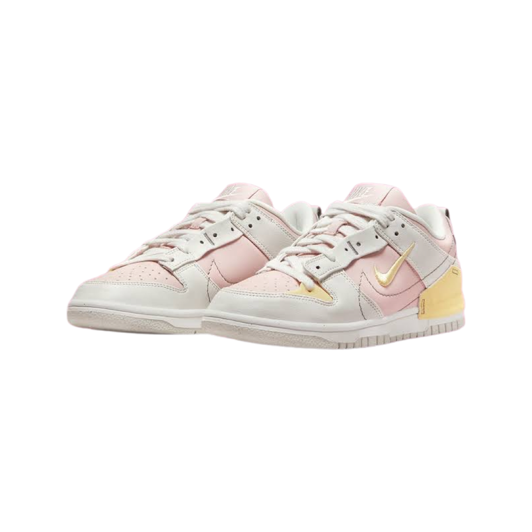 Women's Dunk Low Disrupt 2 Phantom Lemon Wash Pink Oxford