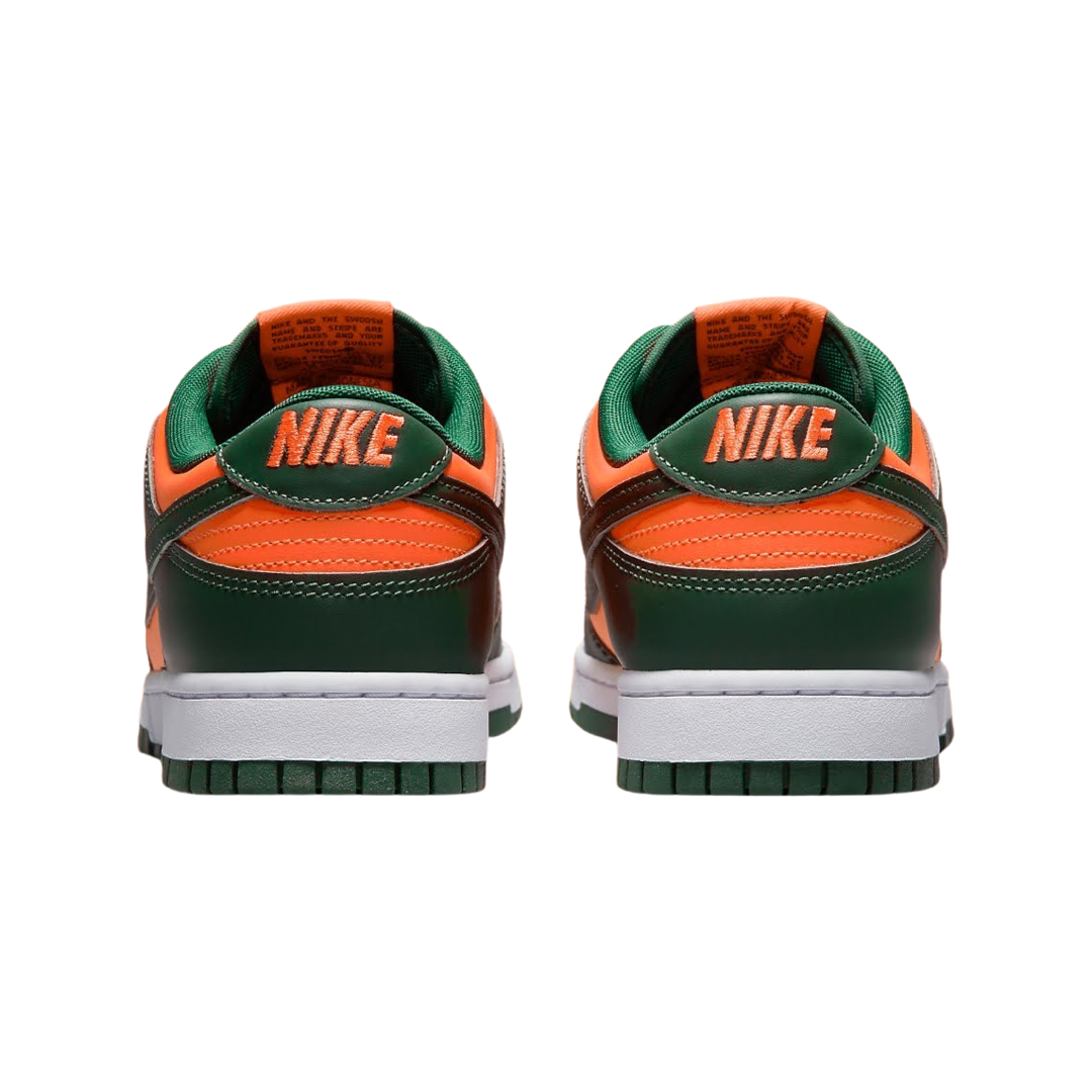 Dunk Low Retro Miami Hurricanes Team Dark Green Team Orange White