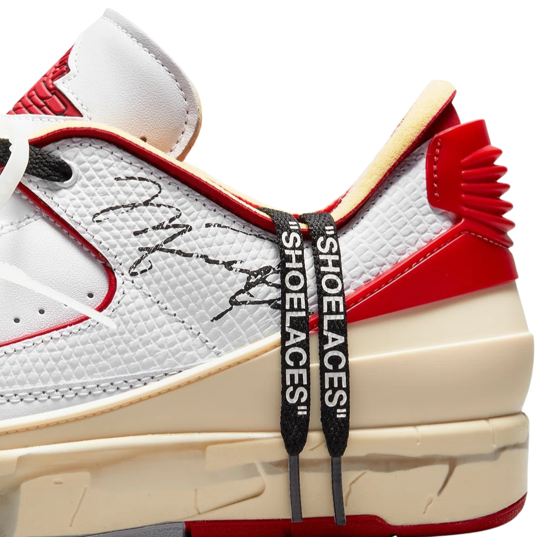 Off-White x Air Jordan 2 Retro Low SP White Varsity Red