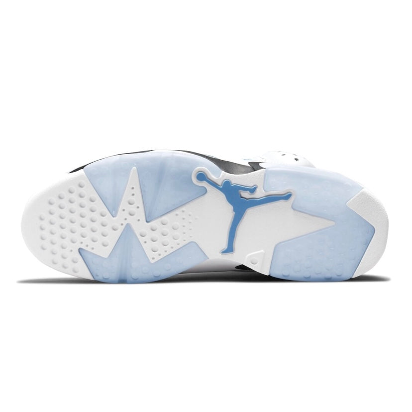 Air Jordan 6 Retro GS UNC University Blue White Black