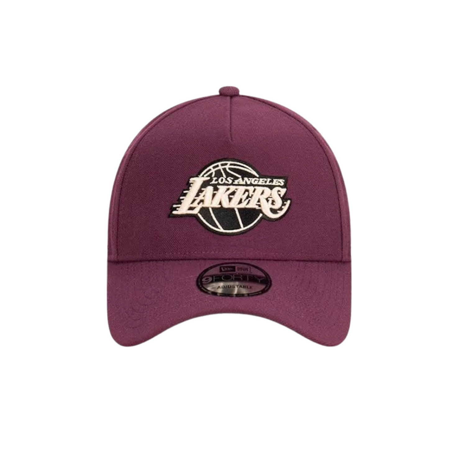 New Era 940 A-Frame LA Lakers Plum Black Snapback Cap