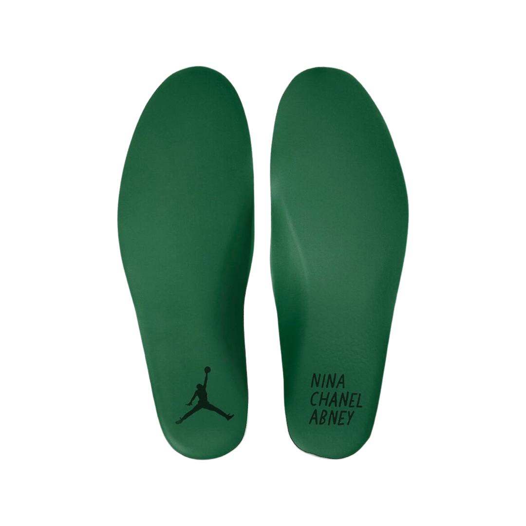 Women's Air Jordan 2 Nina Chanel Abney White Malachite Neutral Grey