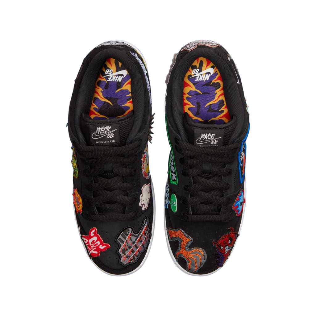 Nike SB Dunk Low Neck Face Black White Multi Colour