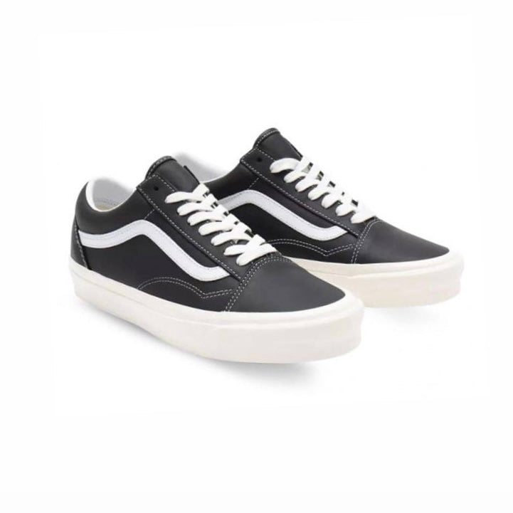 Vans Old Skool 36 Deluxe Anaheim Factory Leather Black White