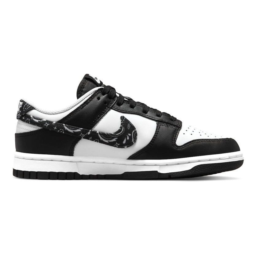 Women's Dunk Low Black Paisley Panda Black White