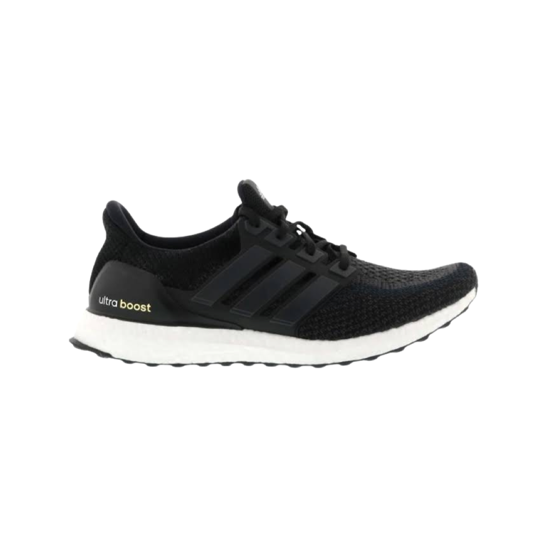 adidas Ultraboost 2.0 Core Black Silver Gold adidas logo