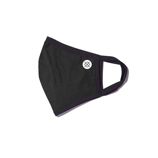 Stance Face Mask Solid Black Black