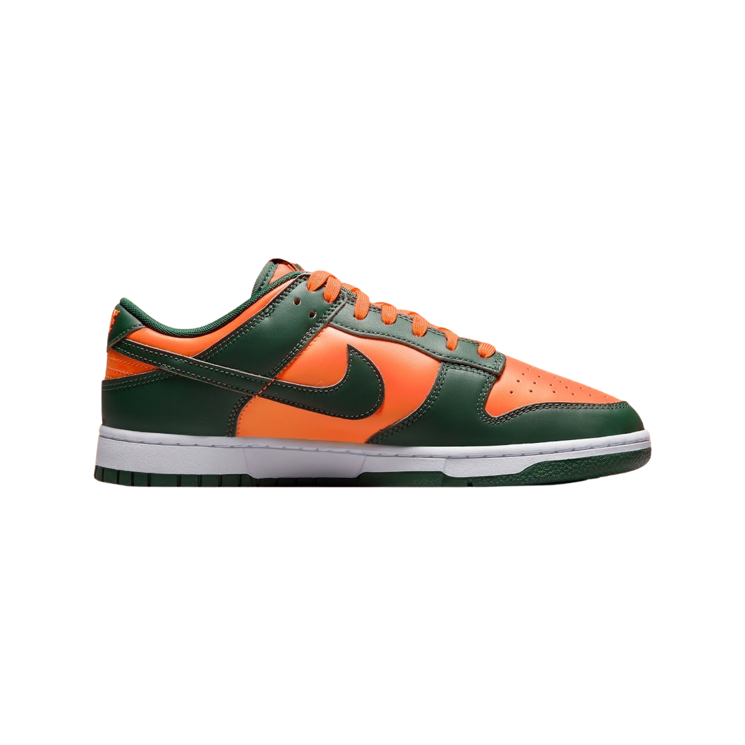 Dunk Low Retro Miami Hurricanes Team Dark Green Team Orange White