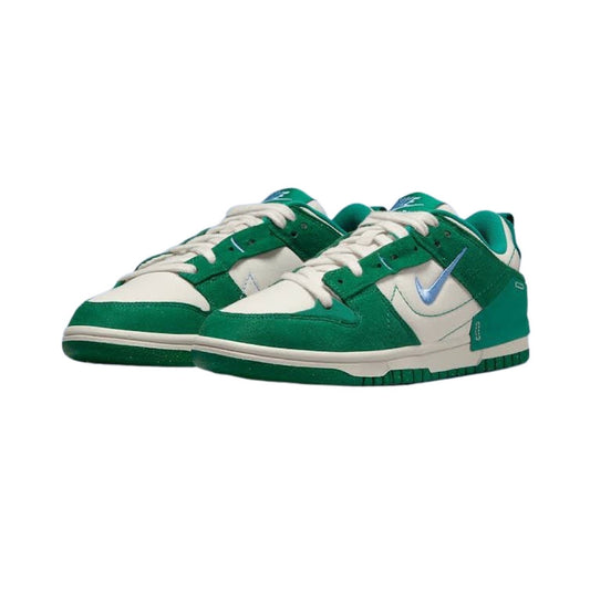 Women's Dunk Low Disrupt 2 White Green University Blue Phantom