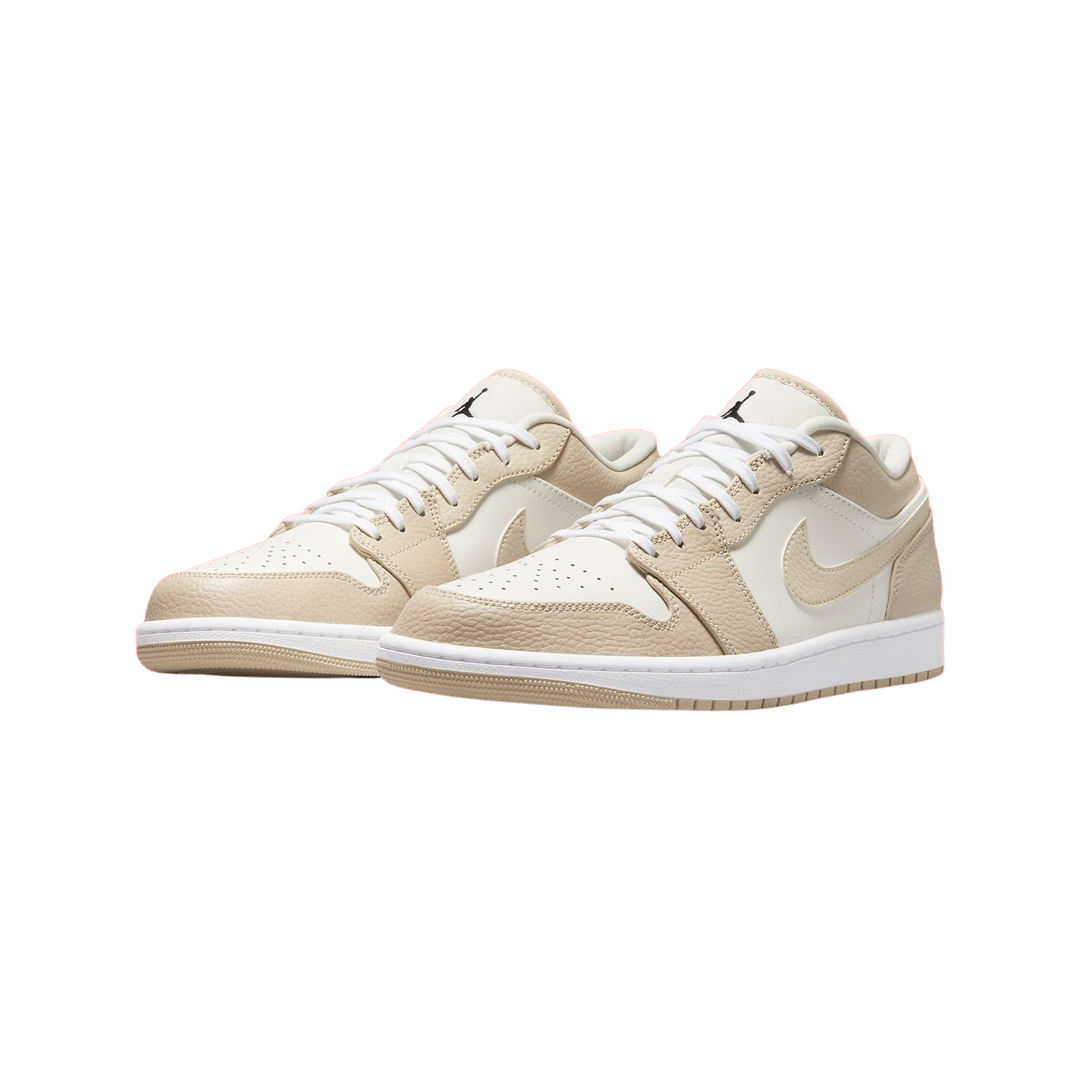 Air Jordan 1 Low SE Heavy Tan Leather Sail Rattan University Red