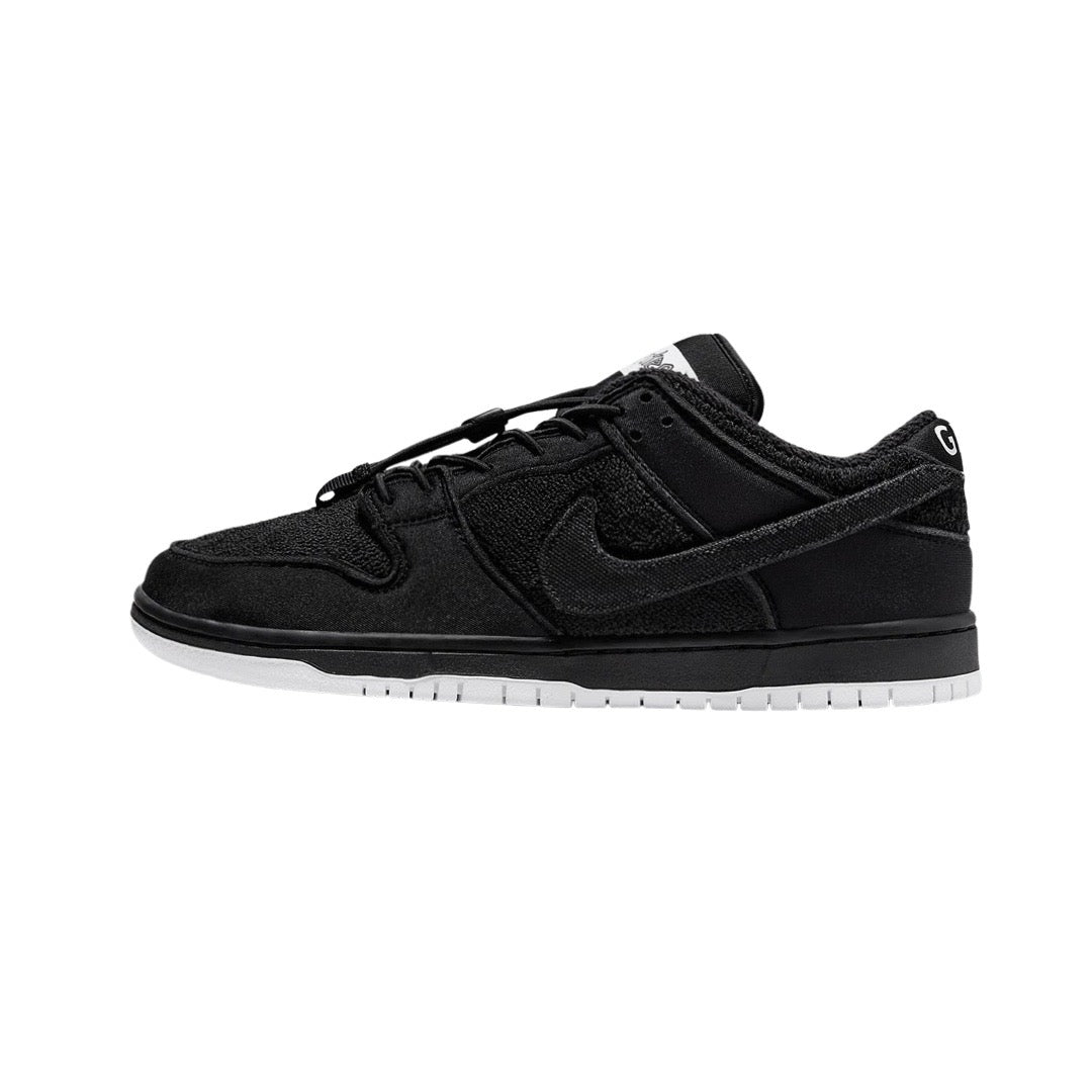 Nike SB Dunk Low Pro QS Gnarhunters Black Black White