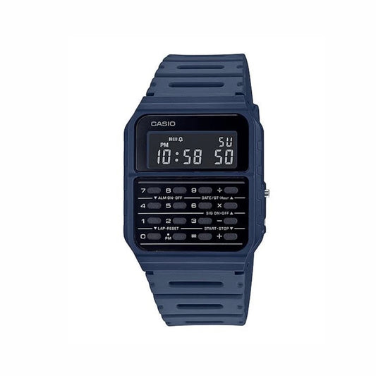 Casio Digital Watch Calculator Dark Blue