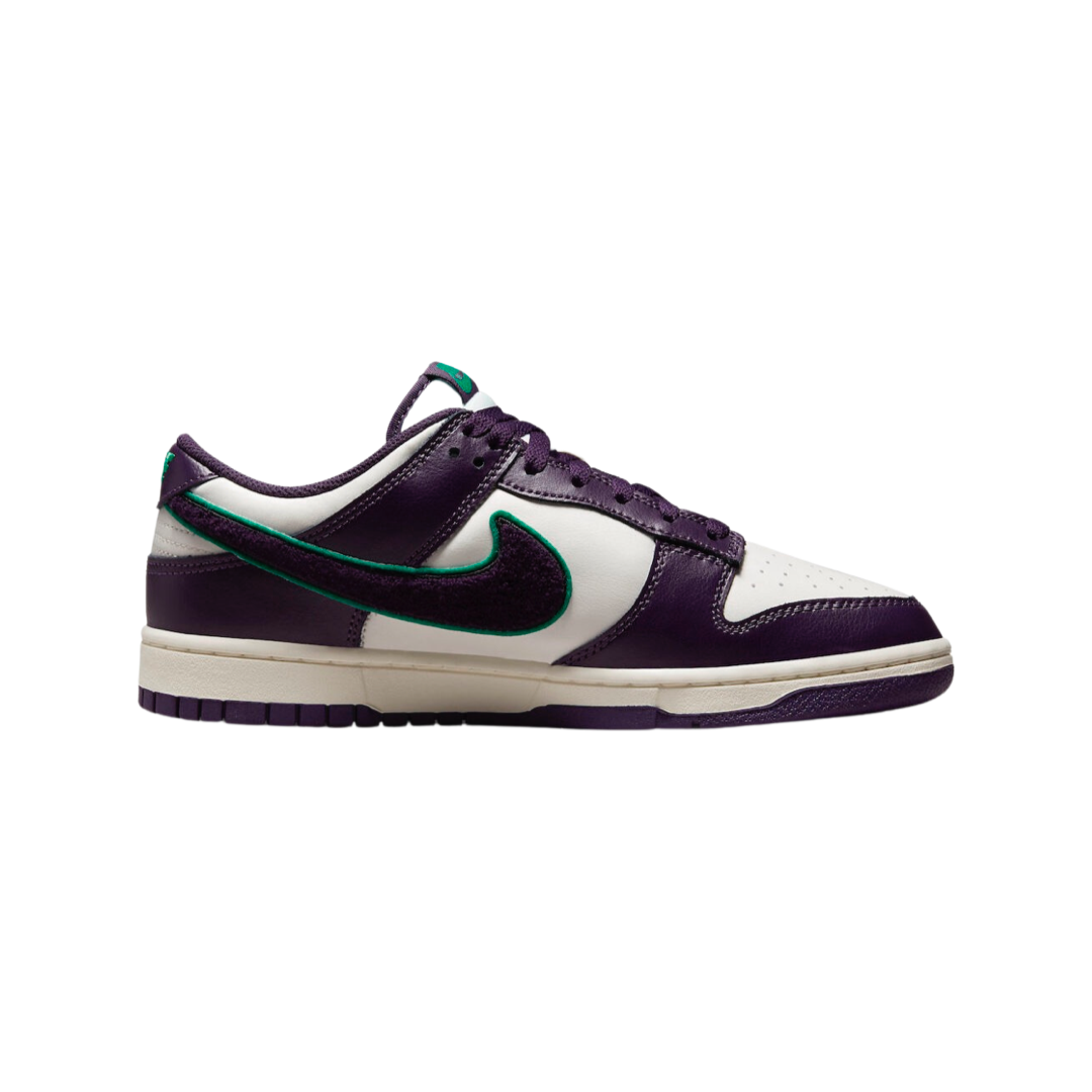 Nike Dunk Low Chenille Swoosh Grand Purple White