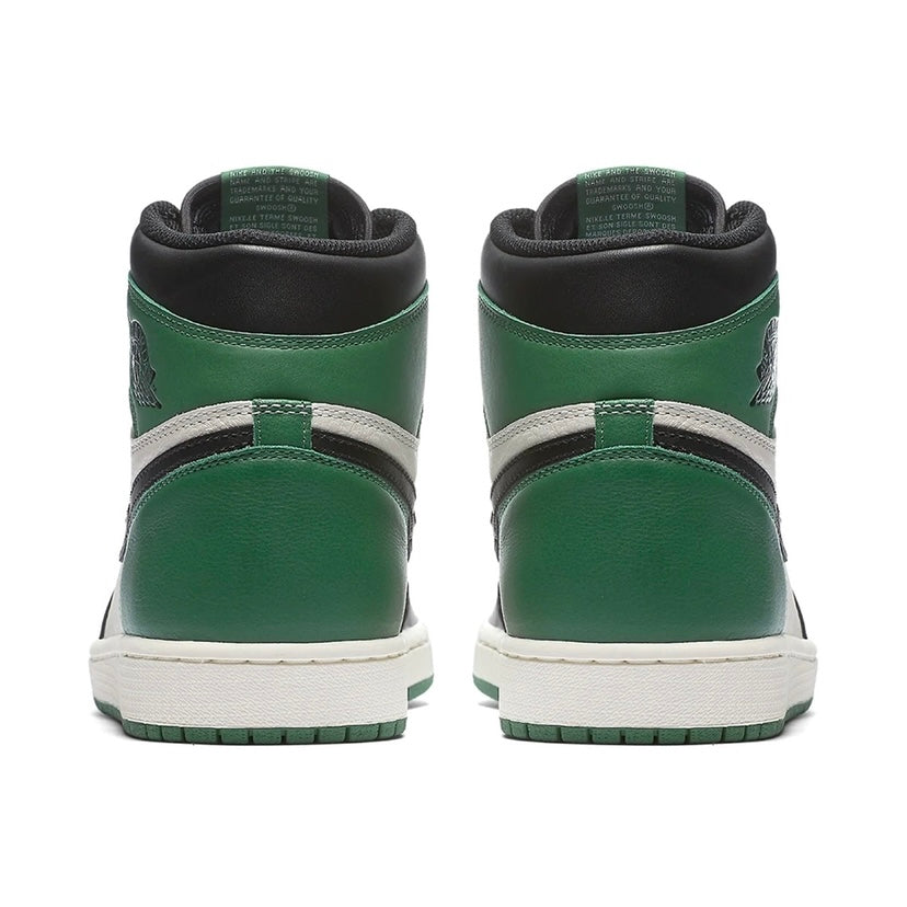 Air Jordan 1 High Retro OG Pine Toe 1.0 Pine Green Black Sail White