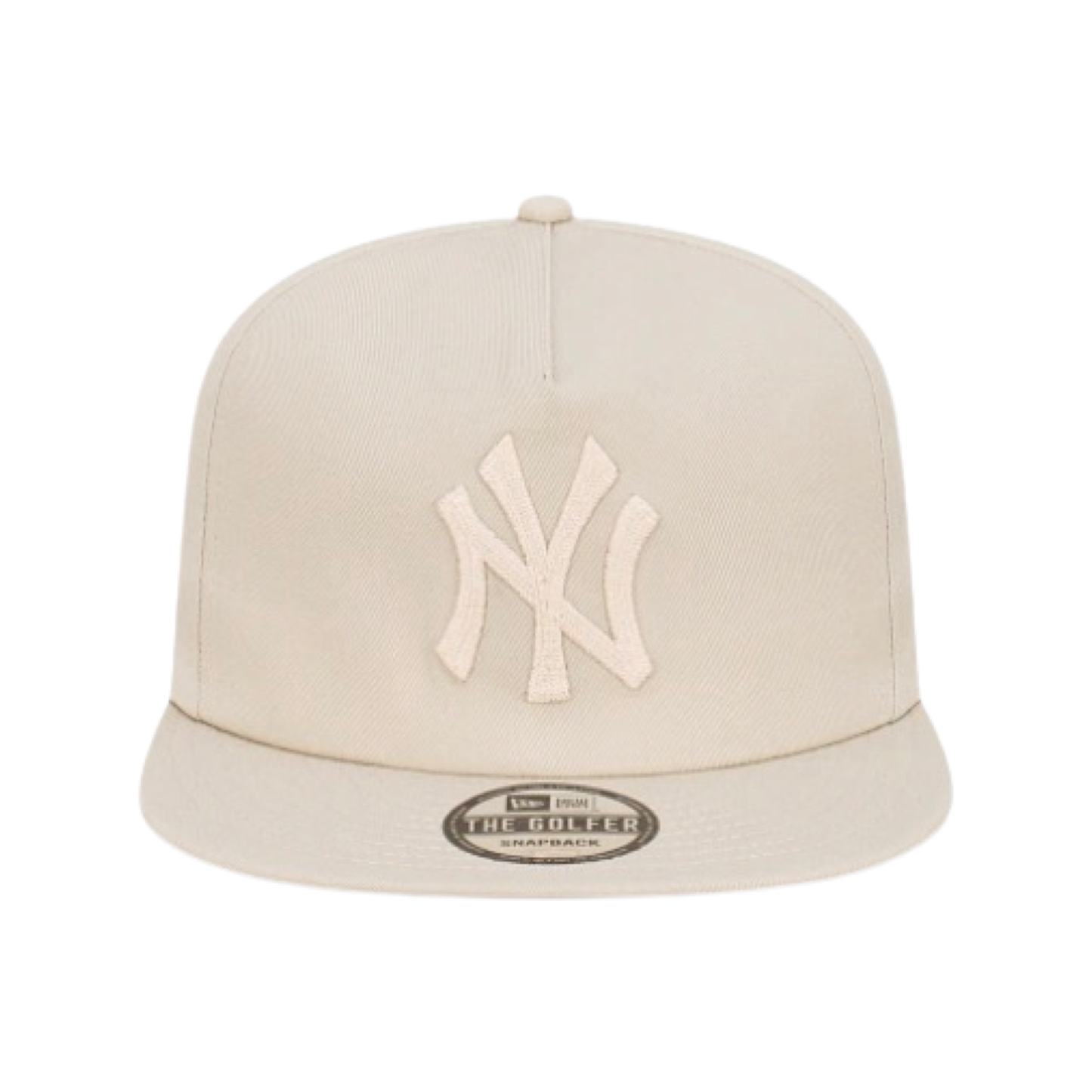 New Era Golfer New York Yankees Stone White Chain Stitch Snapback