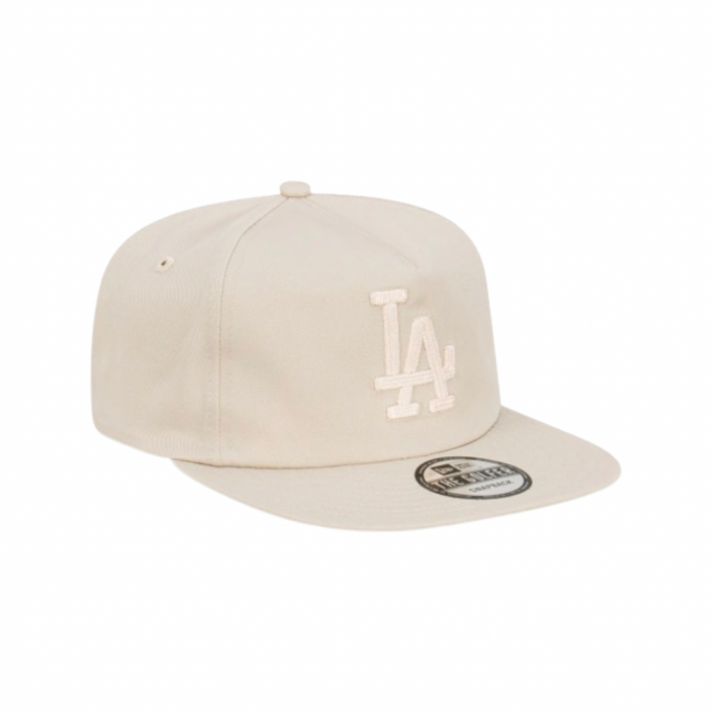 New Era Golfer LA Dodgers Stone White Chain Stitch Snapback