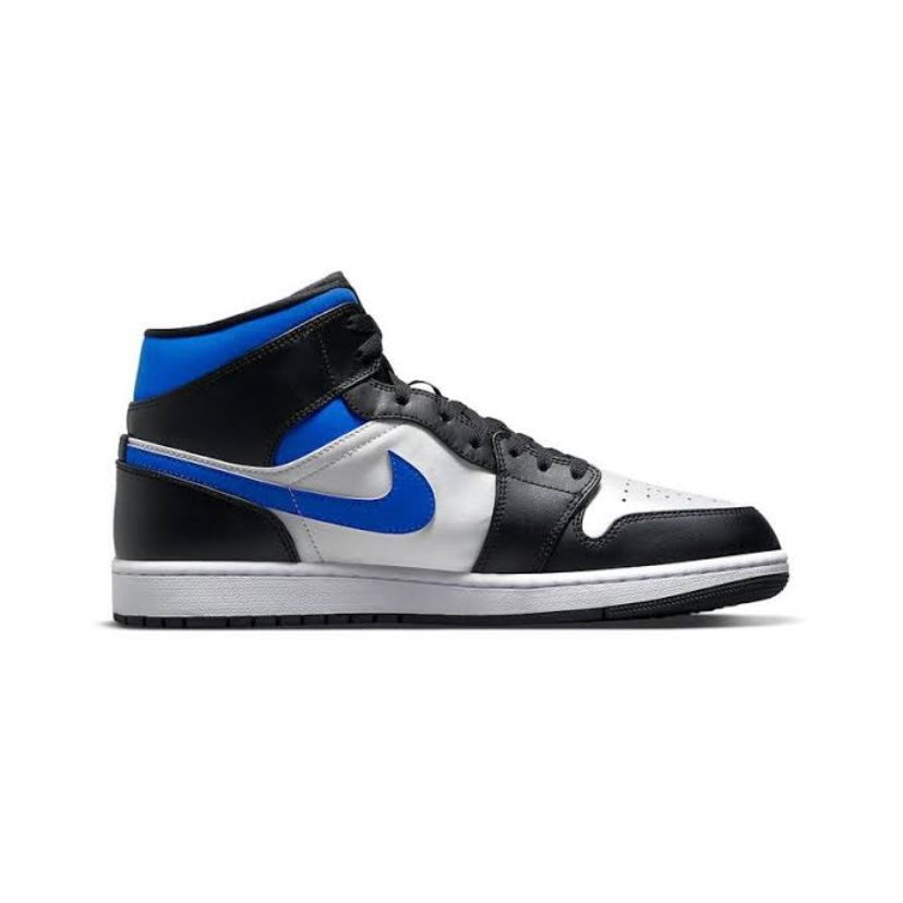 Air Jordan 1 Mid White Racer Blue Black