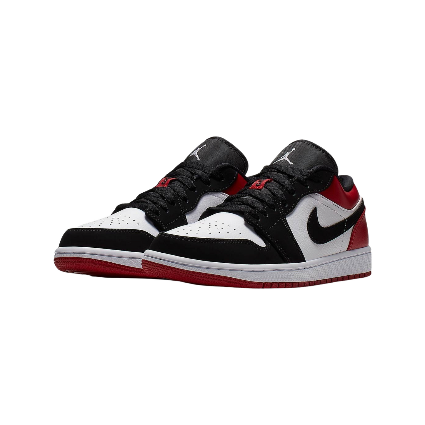 Air Jordan 1 Low Black Toe White Black Gym Red White