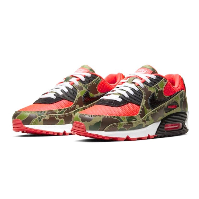 Nike Air Max 90 Reverse Duck Camo Infrared Black Baroque