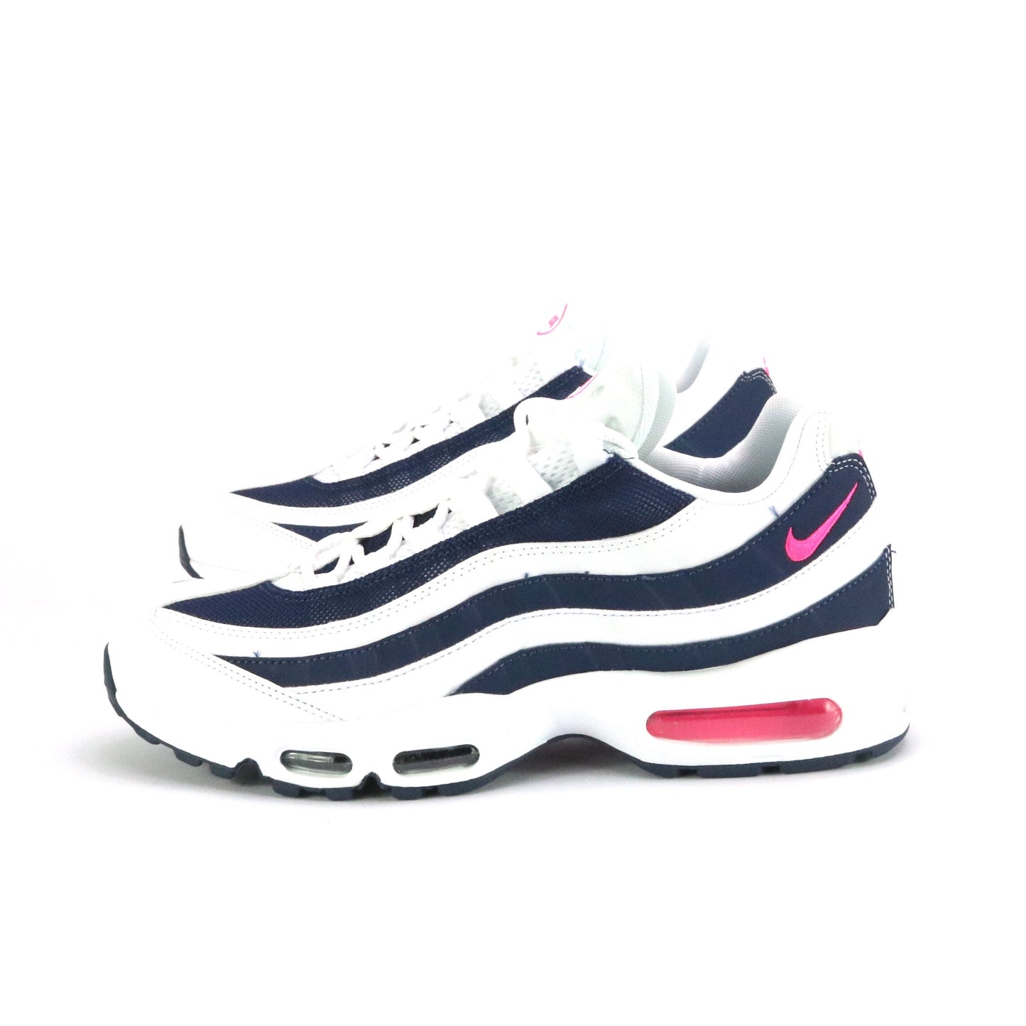 Air Max 95 White Pink Blast Midnight Navy