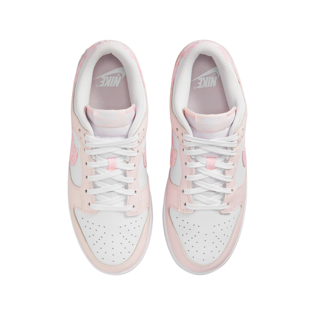 Nike Women's Dunk Low Pink Paisley White Pearl Pink Medium Soft Pink