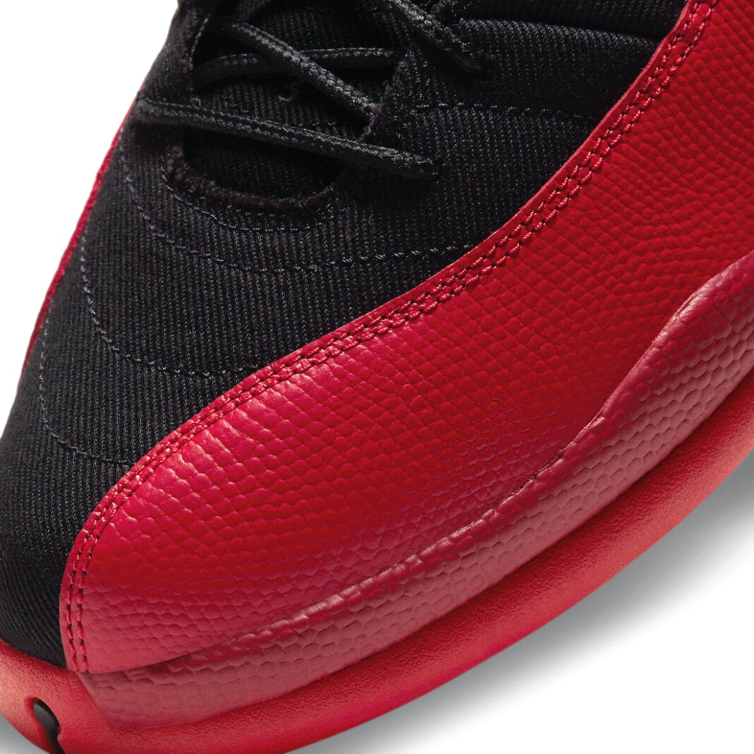 Air Jordan 12 Retro Low Superbowl Black Varsity Red Gold