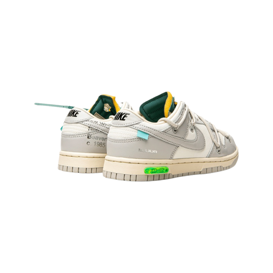 Off-White x Nike Dunk Low "Lot 42 of 50" Sail Neutral Grey Light Bone