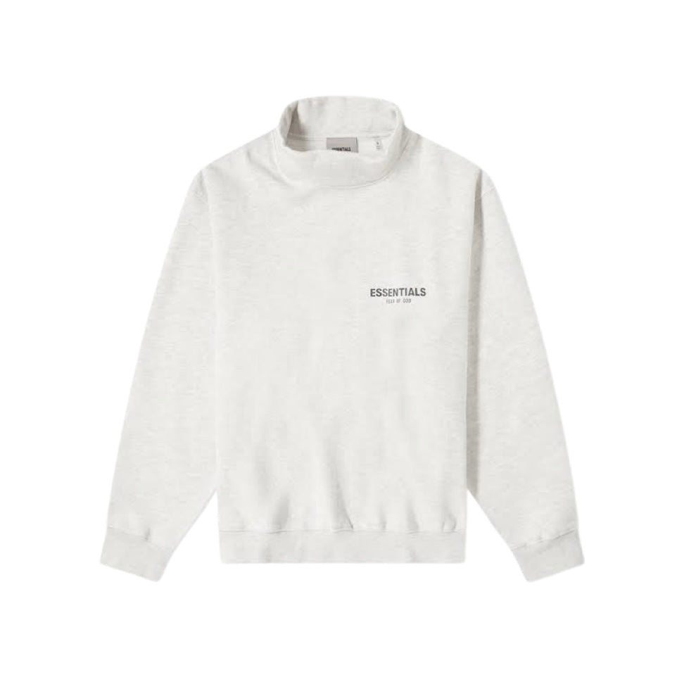 Fear of God Essentials Mock Neck Sweater Oatmeal