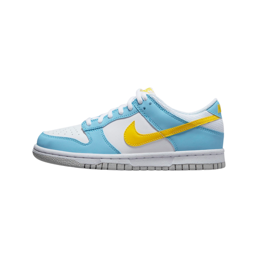 Dunk Low GS Homer Simpsons 2022 White Blue Yellow By Nike