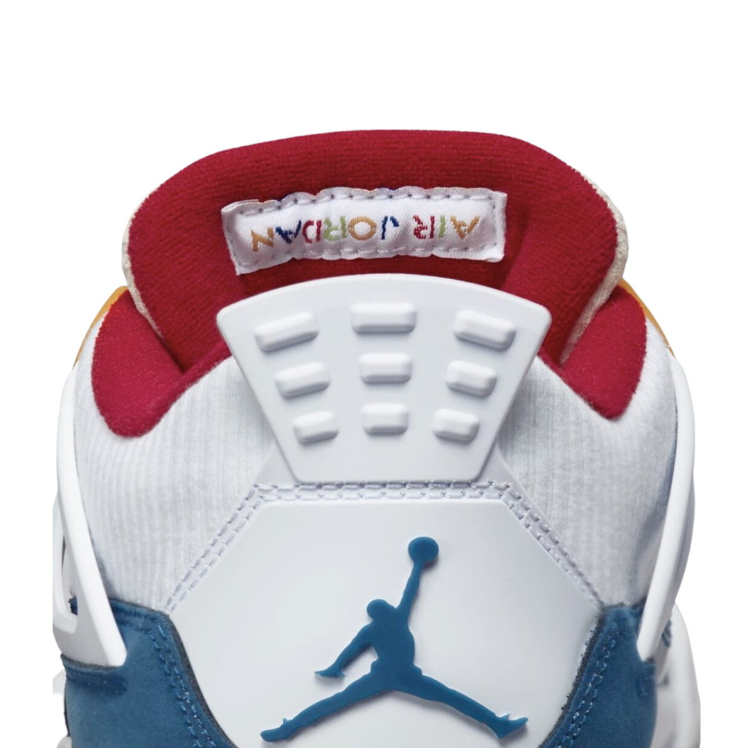 Air Jordan 4 Retro GS Messy Room French Blue White Gym Red