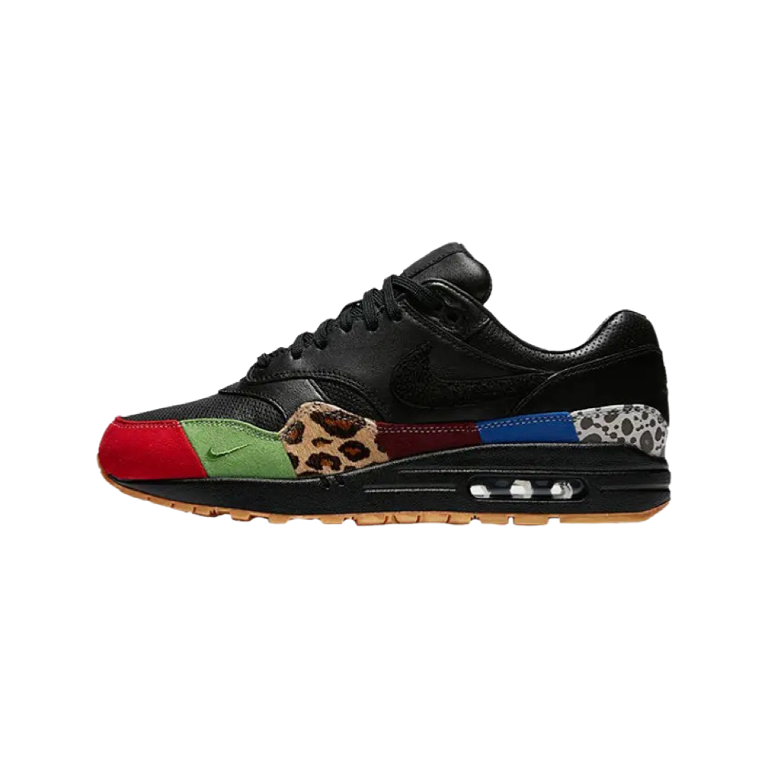 Air Max 1 Premium QS 'Master' Black Black University Red International Blue