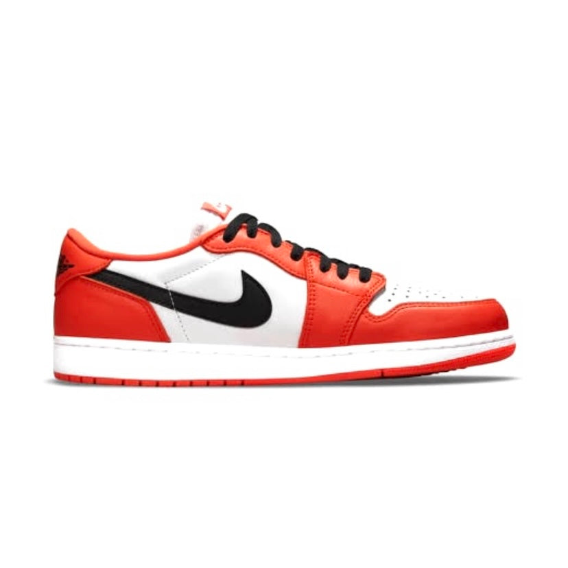 Women's Air Jordan 1 Low Starfish Orange Black White