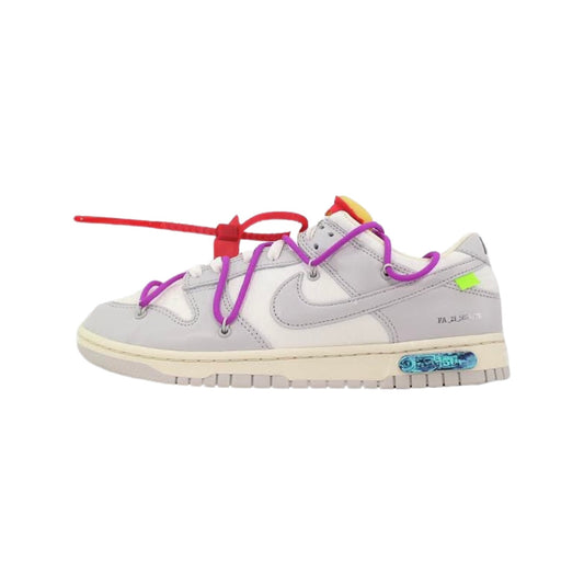 Off-White x Nike Dunk Low "Lot 45 of 50" Sail Neutral Grey Light Bone