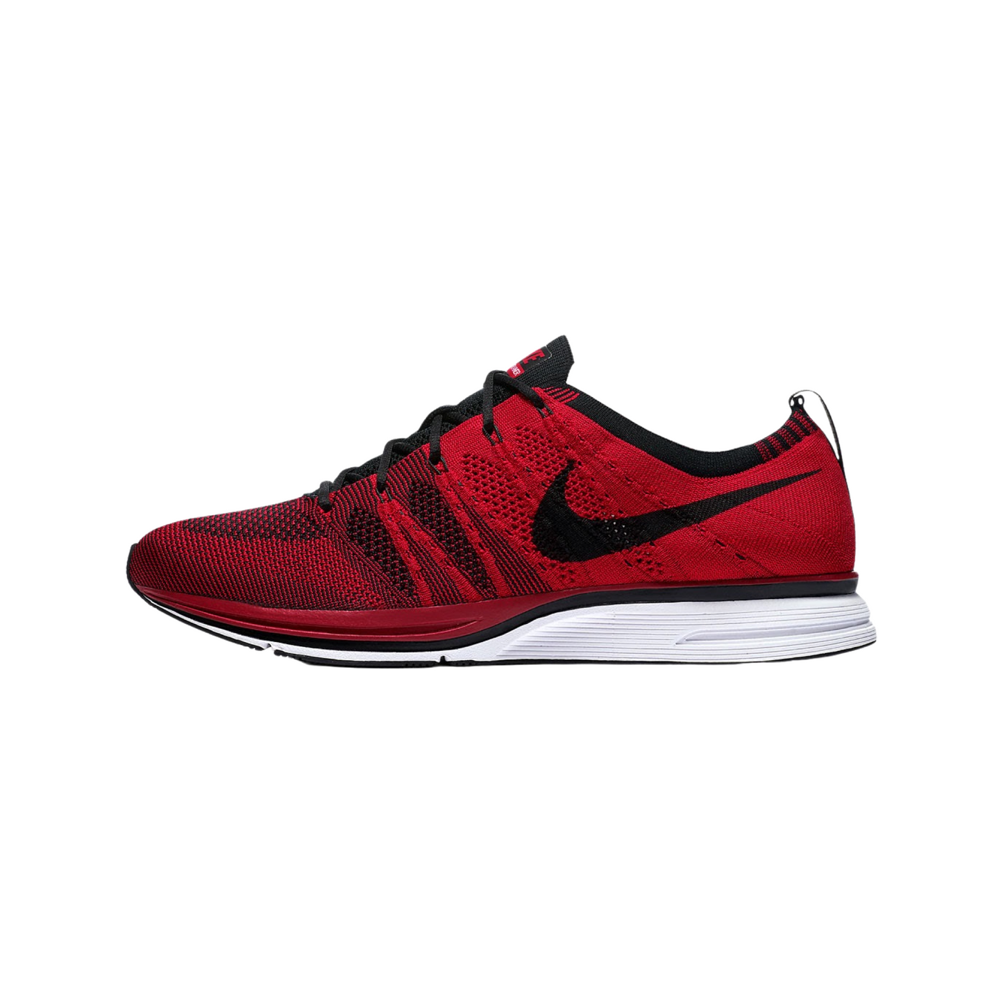 Nike Flyknit Trainer University Red Black White